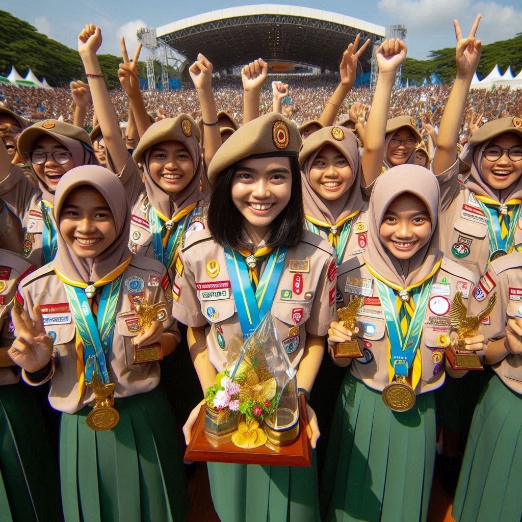 Pramuka Indonesia Memenangkan Kompetisi Internasional